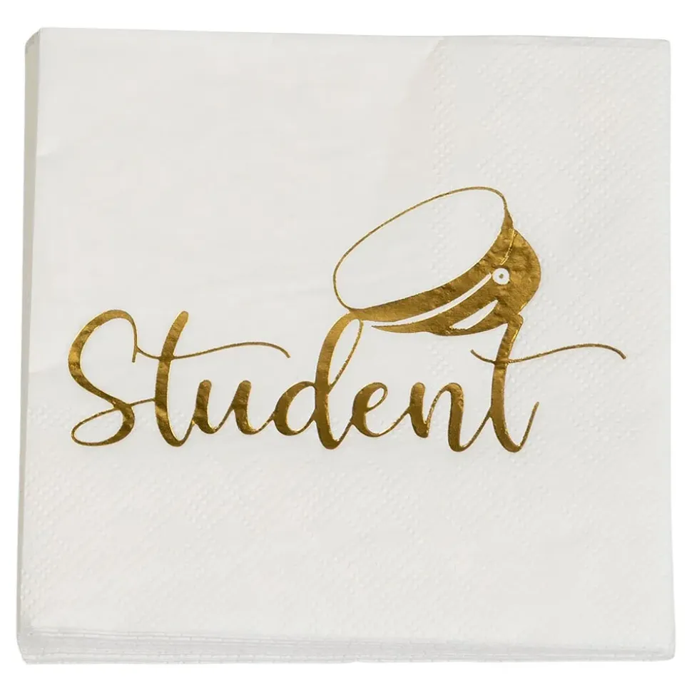 Servietter «Student» Gull