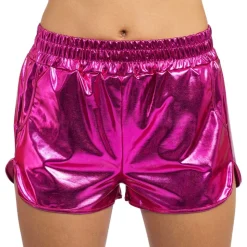 Shorts Metallic Rosa