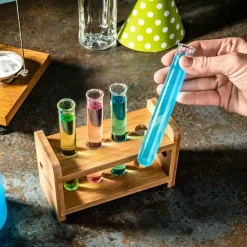 Shotglass Prøverør i Stativ