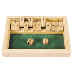 Shut The Box Bambus Brettspill