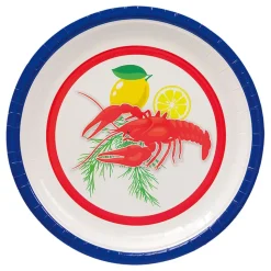 Skalldyrmiddag Papptallerkener
