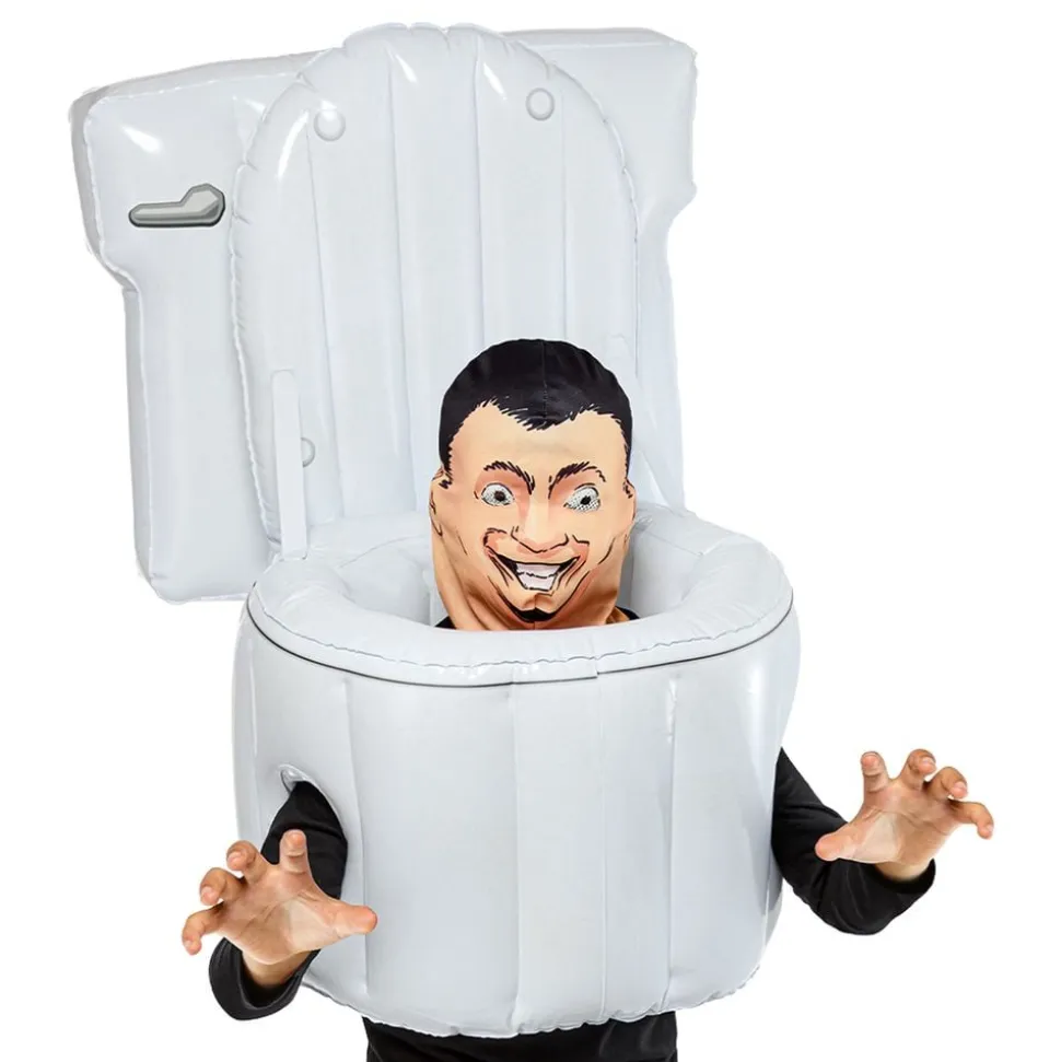 Skibidi Toilet Man Barn Kostyme