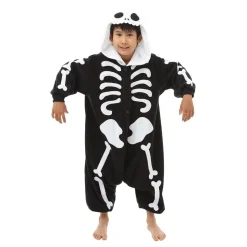 Skjelett Barn Kigurumi