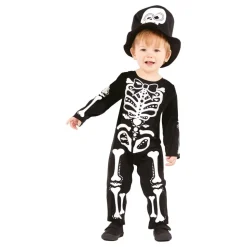 Skjelett Dress Baby Kostyme