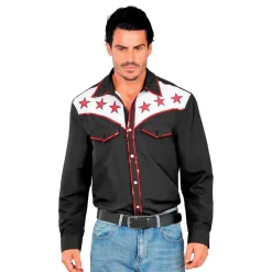 Skjorte Rodeo Cowboy Svart