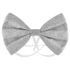 Sløyfe Glitter Sølv