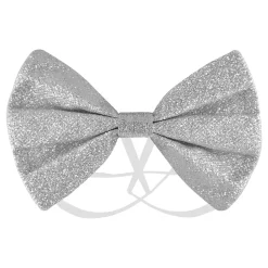 Sløyfe Glitter Sølv