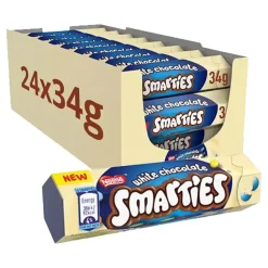 Smarties White Chocolate Tube Storpakning