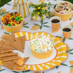 Snacksbeger Gul/Oransje
