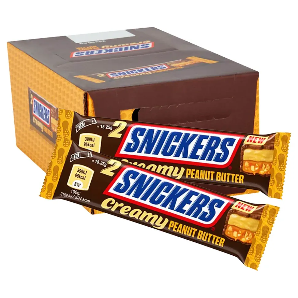 Snickers Creamy Peanut Butter Storpakning