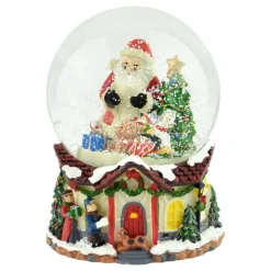 Snøkule Nisse med Musikk