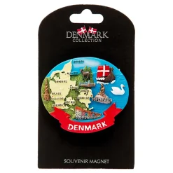 Souvenir Denmark Kart Magnet