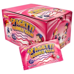 Spaghetti Bubble Gum Blueberry & Raspberry Storpakning