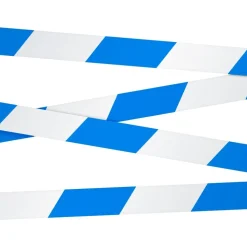 Sperrebånd Blå/Hvit
