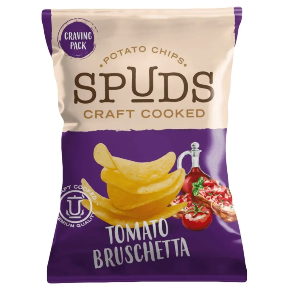 Spuds Craft Cooked Tomato & Bruschetta