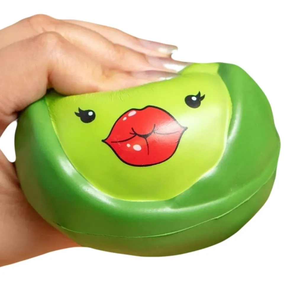 Squeeze Stressball Rosenkål Kyssmunn