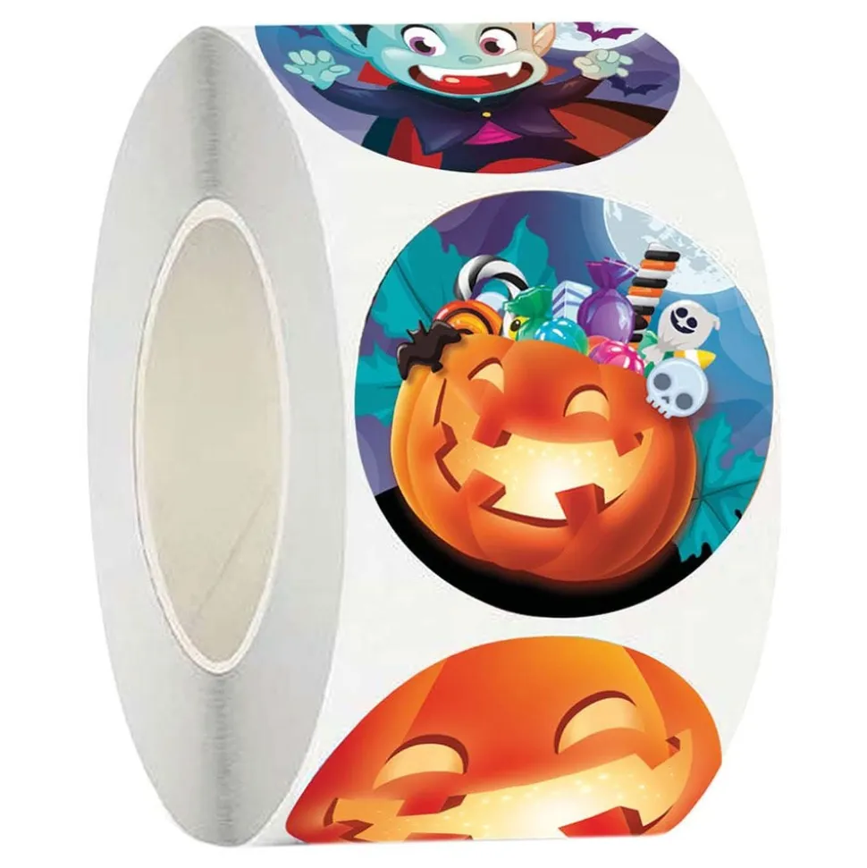 Stickers Halloween på Rull