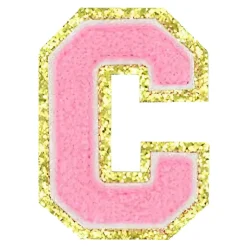 Stoffmerke Bokstaver Rosa