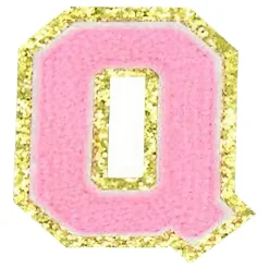 Stoffmerke Bokstaver Rosa