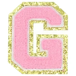 Stoffmerke Bokstaver Rosa
