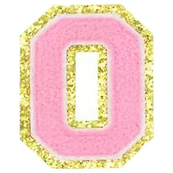 Stoffmerke Bokstaver Rosa