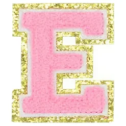 Stoffmerke Bokstaver Rosa