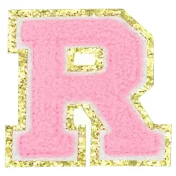 Stoffmerke Bokstaver Rosa