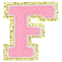 Stoffmerke Bokstaver Rosa