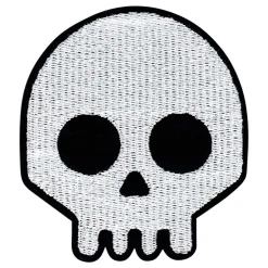 Stoffmerke Emoji Hodeskalle
