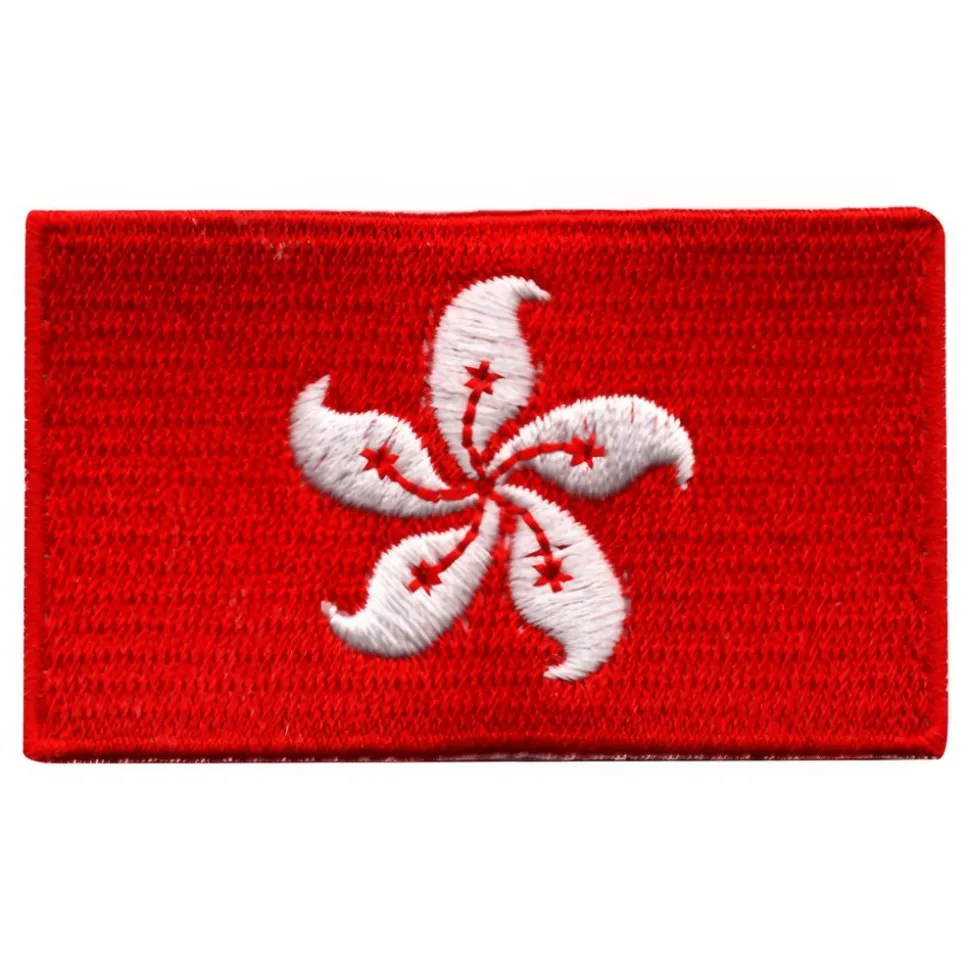 Stoffmerke Flagg Hongkong