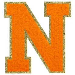 Stoffmerke Oransje Bokstav