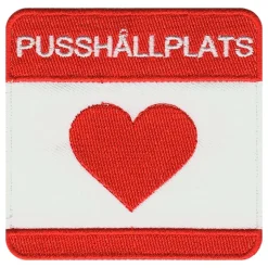 Stoffmerke Pusshållplats (Kysseholdeplass)