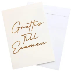 Stort Kort Gratulerer Med Eksamen