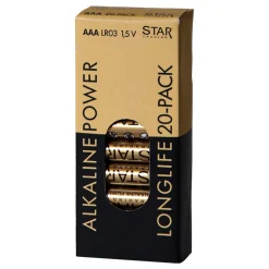 ST Power Alkaline AAA-batterier
