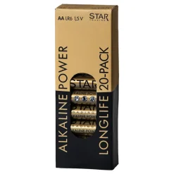 ST Power Alkaline AA-Batterier