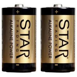 ST Power Alkaline C-batterier