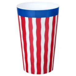 Stripete plastkopp