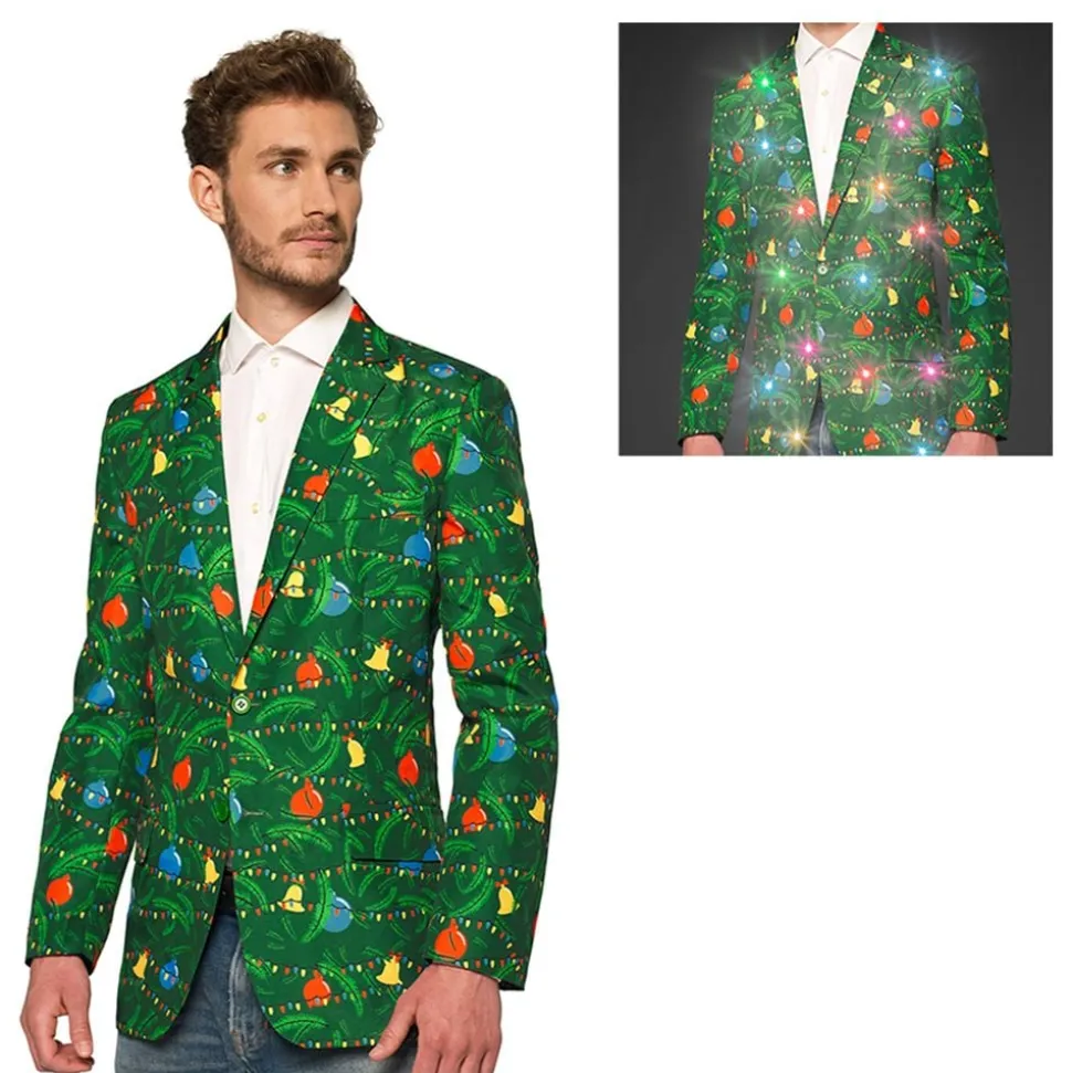 Suitmeister Christmas Green Tree Light Up Dress