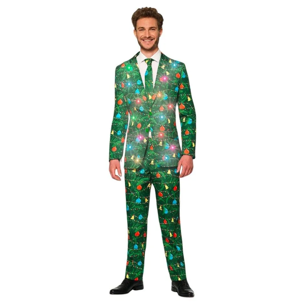 Suitmeister Christmas Green Tree Light Up Dress