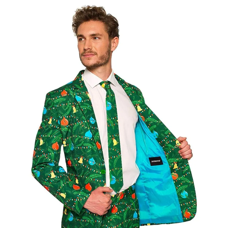 Suitmeister Christmas Green Tree Light Up Dress