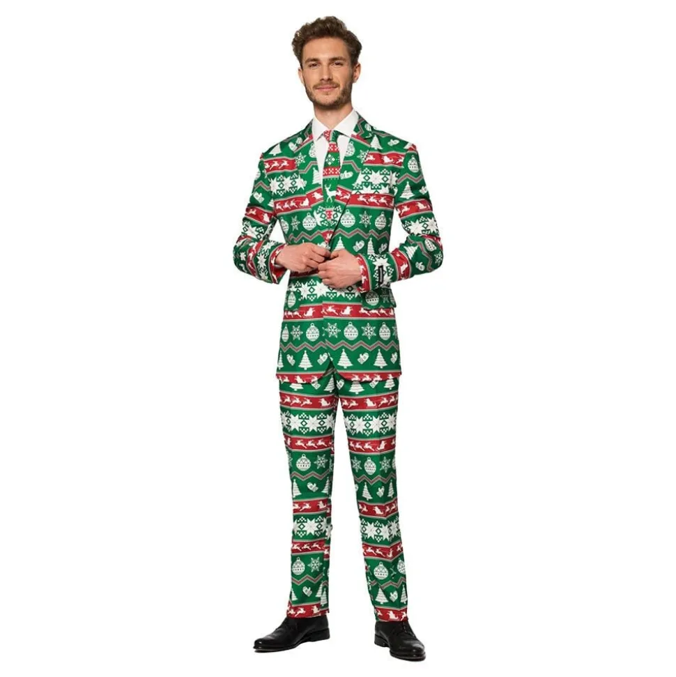 Suitmeister Christmas Green Nordic Dress