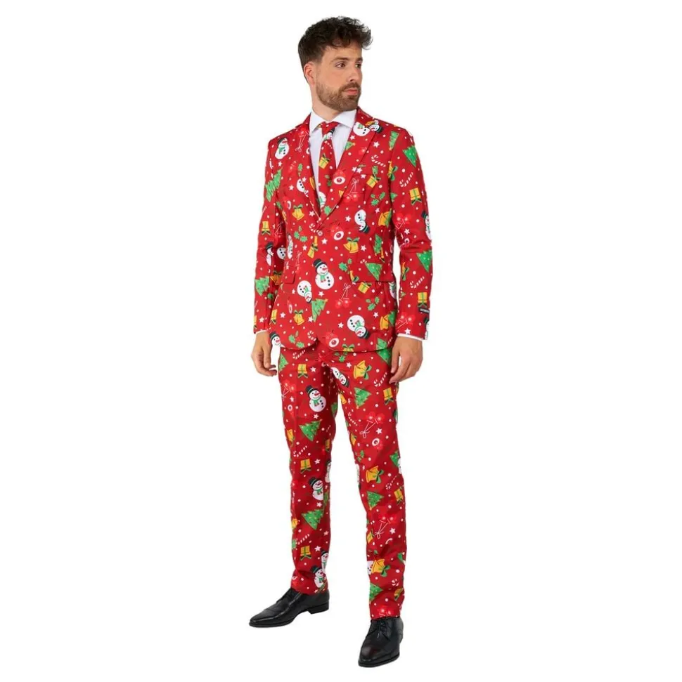 Suitmeister Christmas Red Icons Light Up Dress