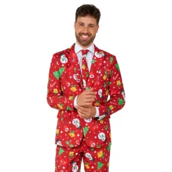 Suitmeister Christmas Red Icons Light Up Dress