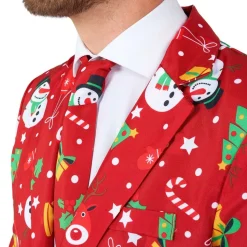 Suitmeister Christmas Red Icons Light Up Dress