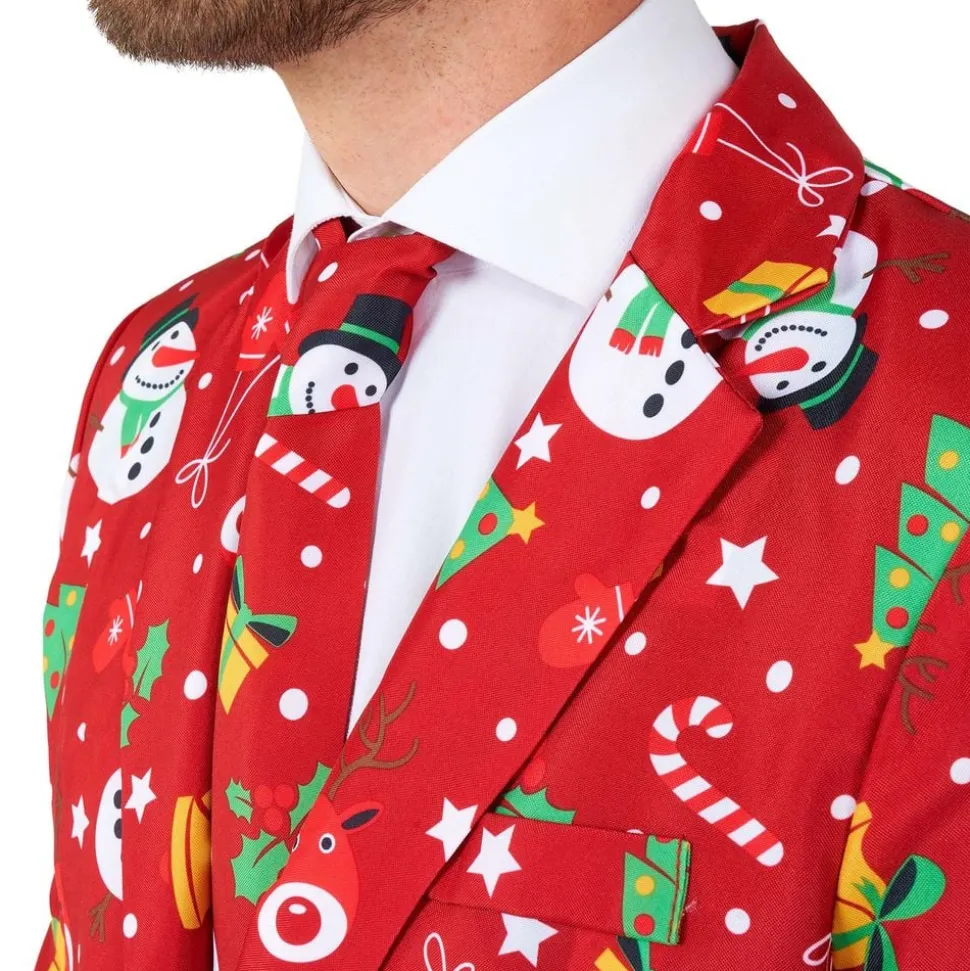 Suitmeister Christmas Red Icons Light Up Dress