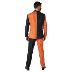 Suitmeister Jack-O Pinstripe Black Dress