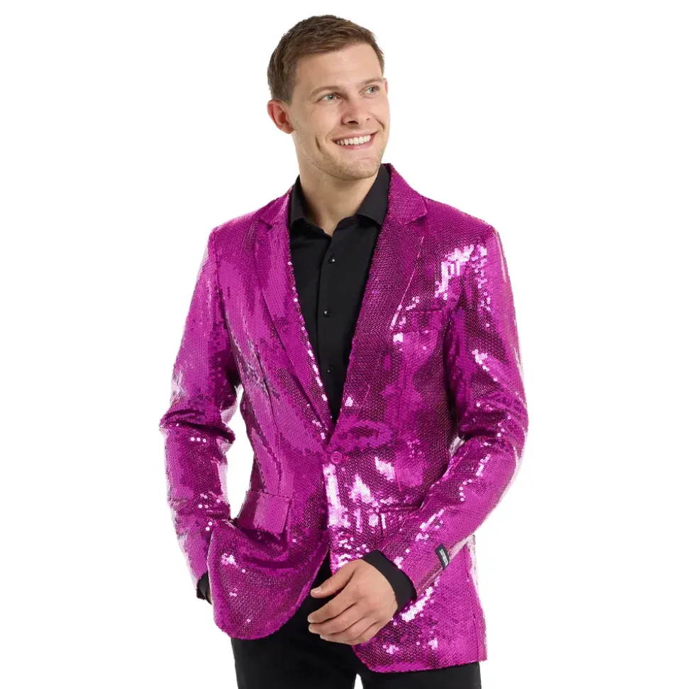 Suitmeister Paljettjakke Rosa