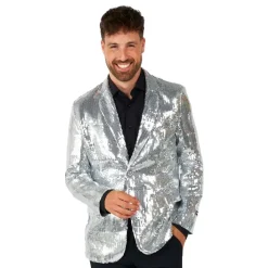 Suitmeister Paljettjakke Silver