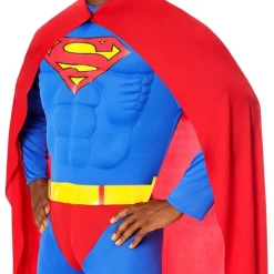 Superman Deluxe med muskler kostyme
