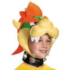 Super Mario Bowser Hodeplagg for Barn